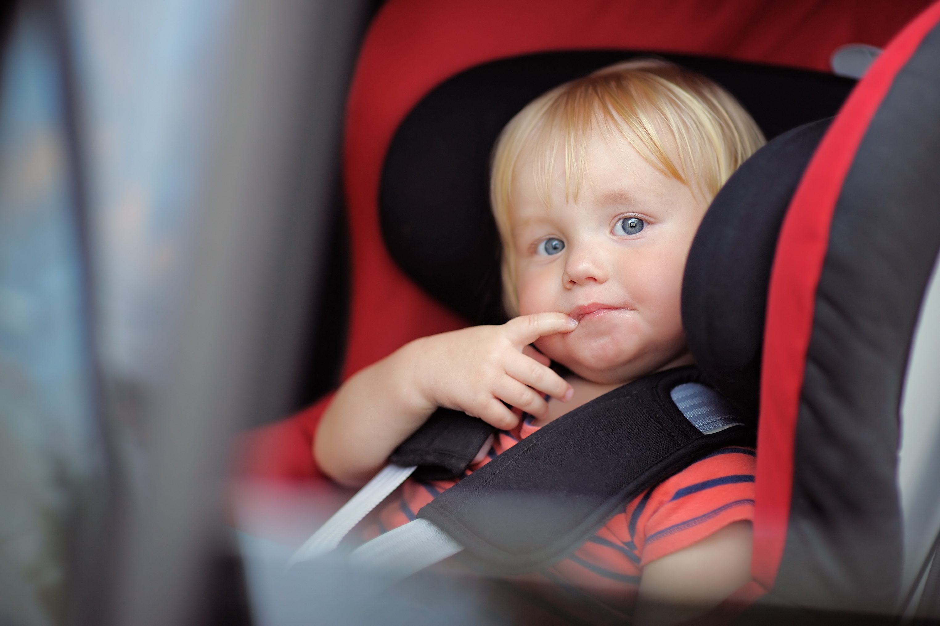 toddler in car seat