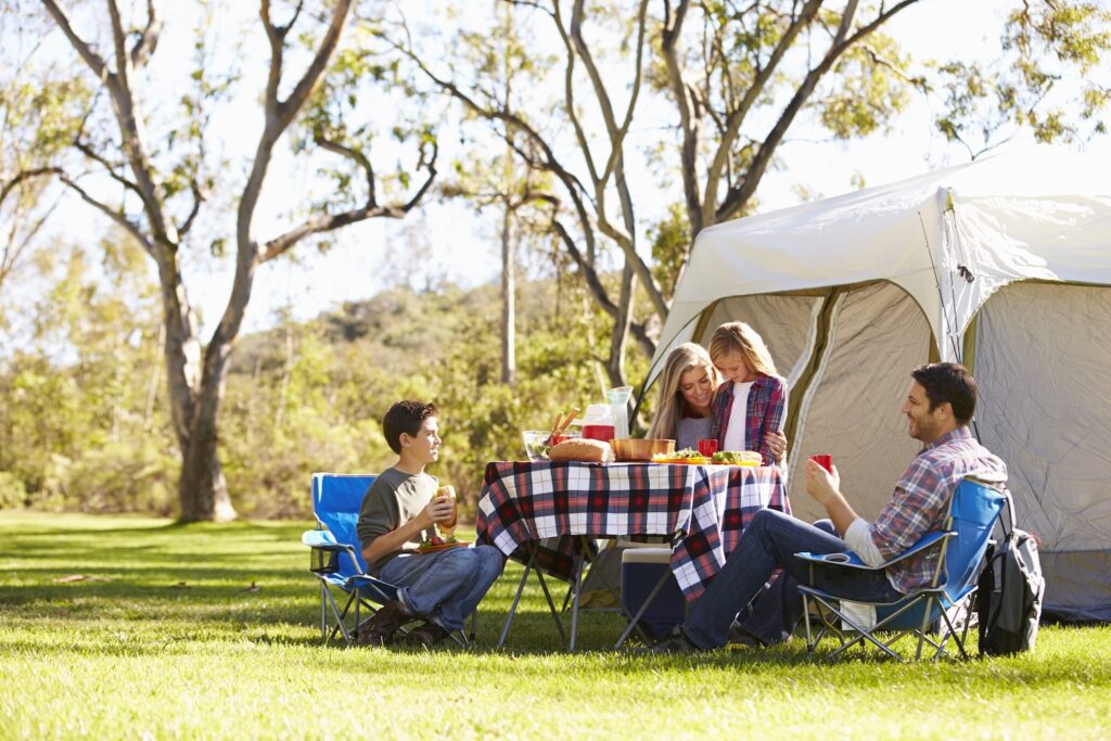 family camping